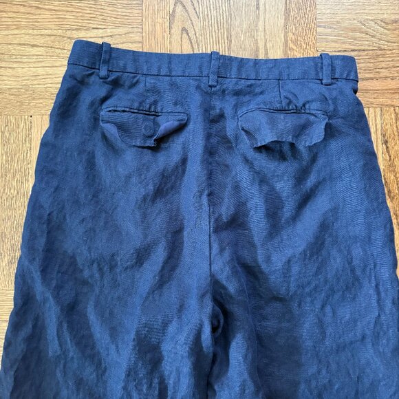 J. Crew Wide-Leg Essential Pant in Linen - Picture 3 of 4